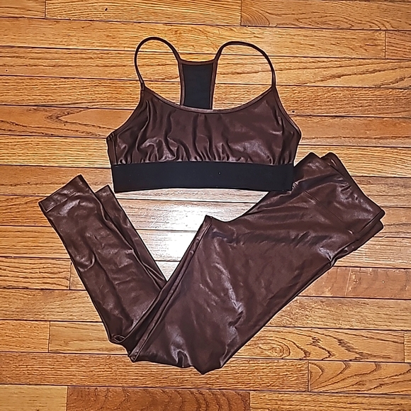 Koral Infinity Sports bra with matching leggings Sz Large - Picture 2 of 12